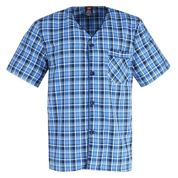 Hanes Men's Short Sleeve Short Leg Pajama Set - Picture 3 of 4